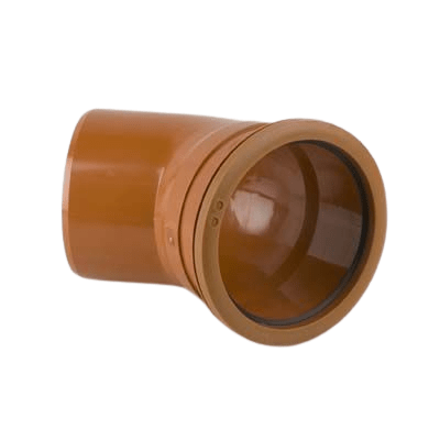Brett Martin Underground 45 Degree Obtuse Offset Bend Single Socket x 160mm