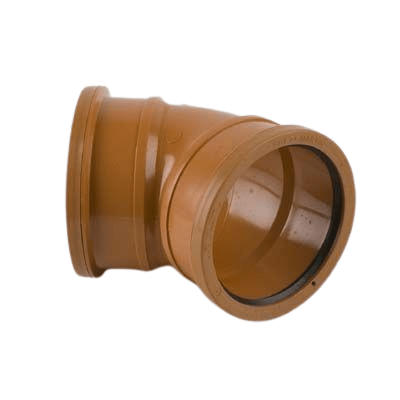 Brett Martin Underground 45 Degree Obtuse Offset Double Socket Bend x 100mm