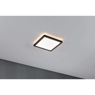 Atria Shine Backlight Square LED Panel 190x190mm Warm White - Black
