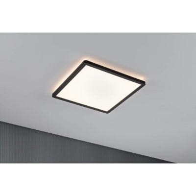 Atria Shine Backlight Square LED Panel 293x293mm Warm White - Black