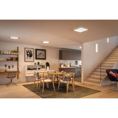 Atria Shine Backlight Square LED Panel 580x200mm Warm White - Chrome