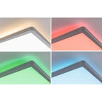 Atria Shine Backlight Square LED Panel 580x200mm RGBW - Chrome