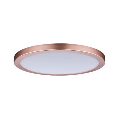Atria Round LED Panel 300mm Neutral White - Rosé gold