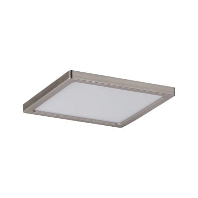 Areo Square LED Recessed Panel 180x180mm Warm White - Nickel