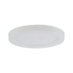 Areo Round LED Recessed Panel 80mm Warm White - White