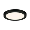 Areo VariFit Round LED Recessed Panel  118mm Warm White - Black