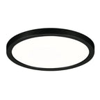Areo VariFit Round LED Recessed Panel 175mm Neutral White Dimmable - Black