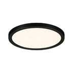 Areo VariFit Round LED Recessed Panel 175mm Warm White Dimmable - Black