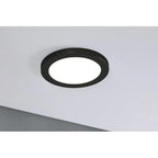 Round LED Recessed panel 2in1 Cover-it 225mm Neutral White - Black