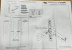 516 - W&F Upgrade Handle Handle Set Brass and Wood Handle - See Description to Order Replacement Option