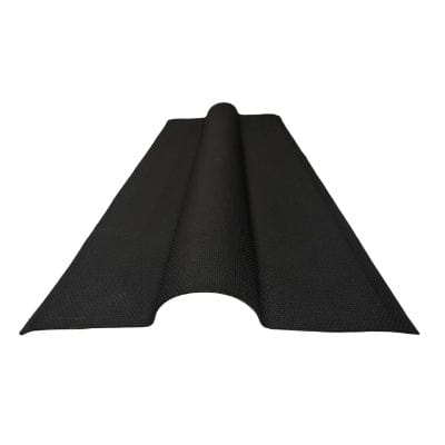 Corrugated Bitumen Ridge Black 1000mm x 450mm x 2.2mm