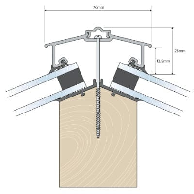 Capex 70 Hip Bar & Gasket 3m - Brown