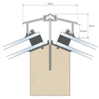 Capex 70 Hip Bar & Gasket 3m - Anthracite Grey