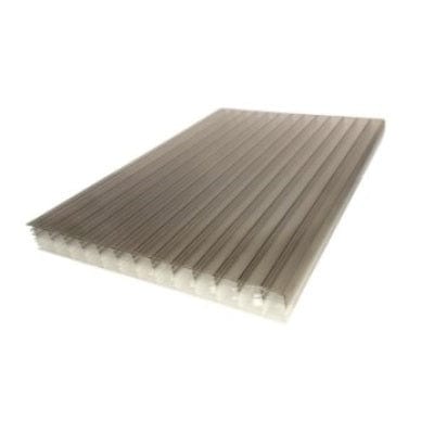 Multiwall Polycarbonate Sheet Bronze/Opal 4000mm x 700mm x 25mm