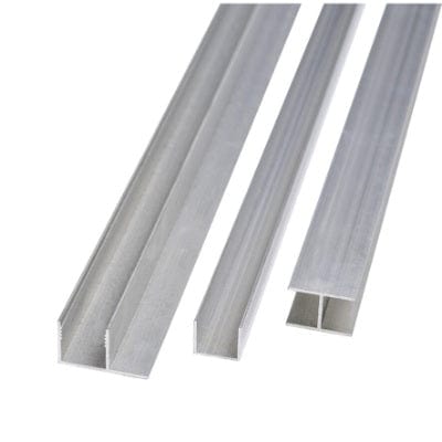 Aluminium C Profile 3000mm x 16mm