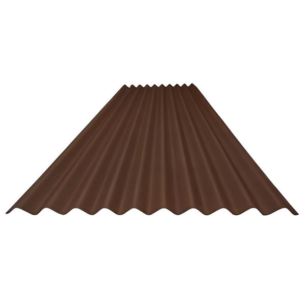 Corrugated Bitumen Roof Sheet Red 2m x 930mm x 2.2mm