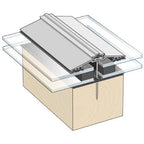 Capex 70 Glazing Bar & Gasket (3m) - Anthracite Grey