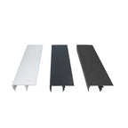 PVC F-Section (25mm) 3m - White