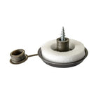 10mm Polycarbonate Fixing Buttons (Pack of 10) - Brown