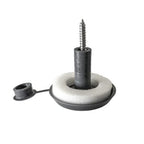 25mm Polycarbonate Fixing Buttons (Pack of 10) - Anthracite Grey