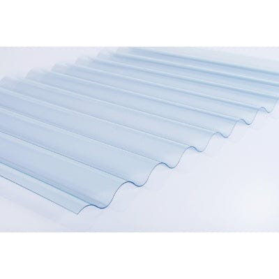 3" PVC Corrugated Lightweight Sheeting 1.525m x 762mm x 0.8mm
