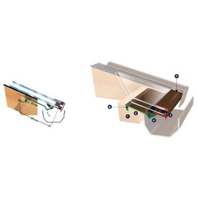 Ankorglaze (25mm) Condensation Control 2.1m - White
