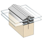 Capex 50 Glazing Bar & Gasket (4.8m) - Anthracite Grey