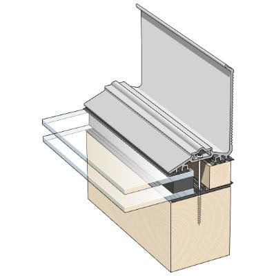 Capex 50 Wall Flashing Bar & Gasket (3m) - White