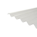 Corrugated Polycarbonate Sheet Clear 4m x 950mm x 0.8mm