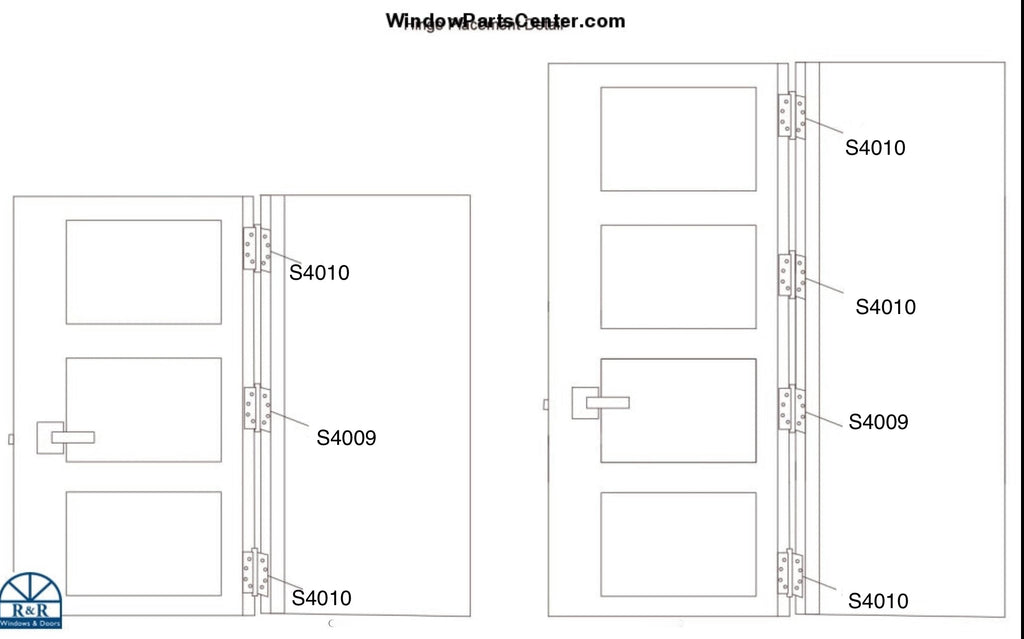S4009 HTL Ultimate 2-D Hinge - Hoppe Set Hinge Adjustable