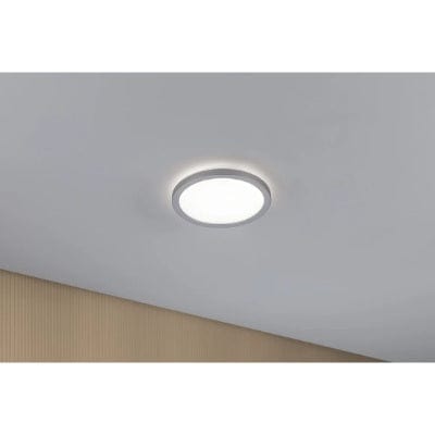 Atria Shine Backlight Round LED Panel 420mm Neutral White - Chrome
