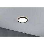 Atria Shine Backlight Round LED Panel 190mm Neutral White - Black