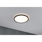 Atria Shine Backlight Round LED Panel 293mm Warm White - Black