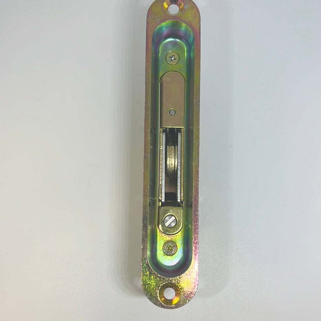 S3026 - Deadlatch Assy. Brass Plated Mortise Lock 45-Degree with Pocket Trim Plate