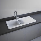 RAK Gourmet Dream Kitchen Sink 1.5 Bowl Fireclay Inset
