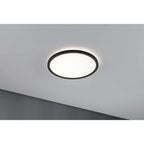 Atria Shine Backlight Round LED Pane 420mm Warm White - Black