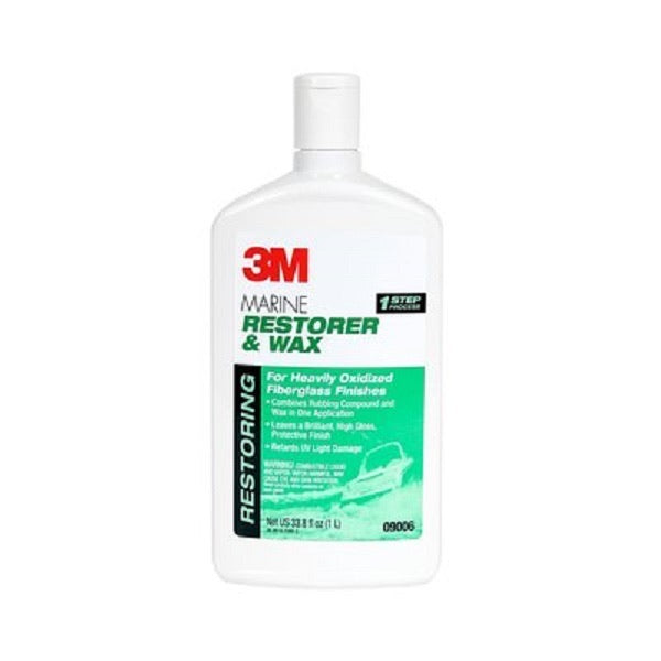 3M Marine Restorer & Wax 1qt