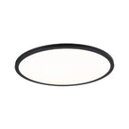 Atria Shine Backlight Round LED Pane 420mm Warm White - Black