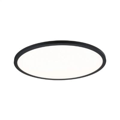 Atria Shine Backlight Round LED Pane 420mm Warm White - Black