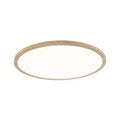 Atria Shine Backlight Round LED Panel 420mm Warm White - Wood Look