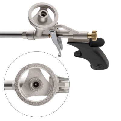 Intertool Foam Dispensing Gun - Aluminum Basket & Needle with 6mm Brass Tip