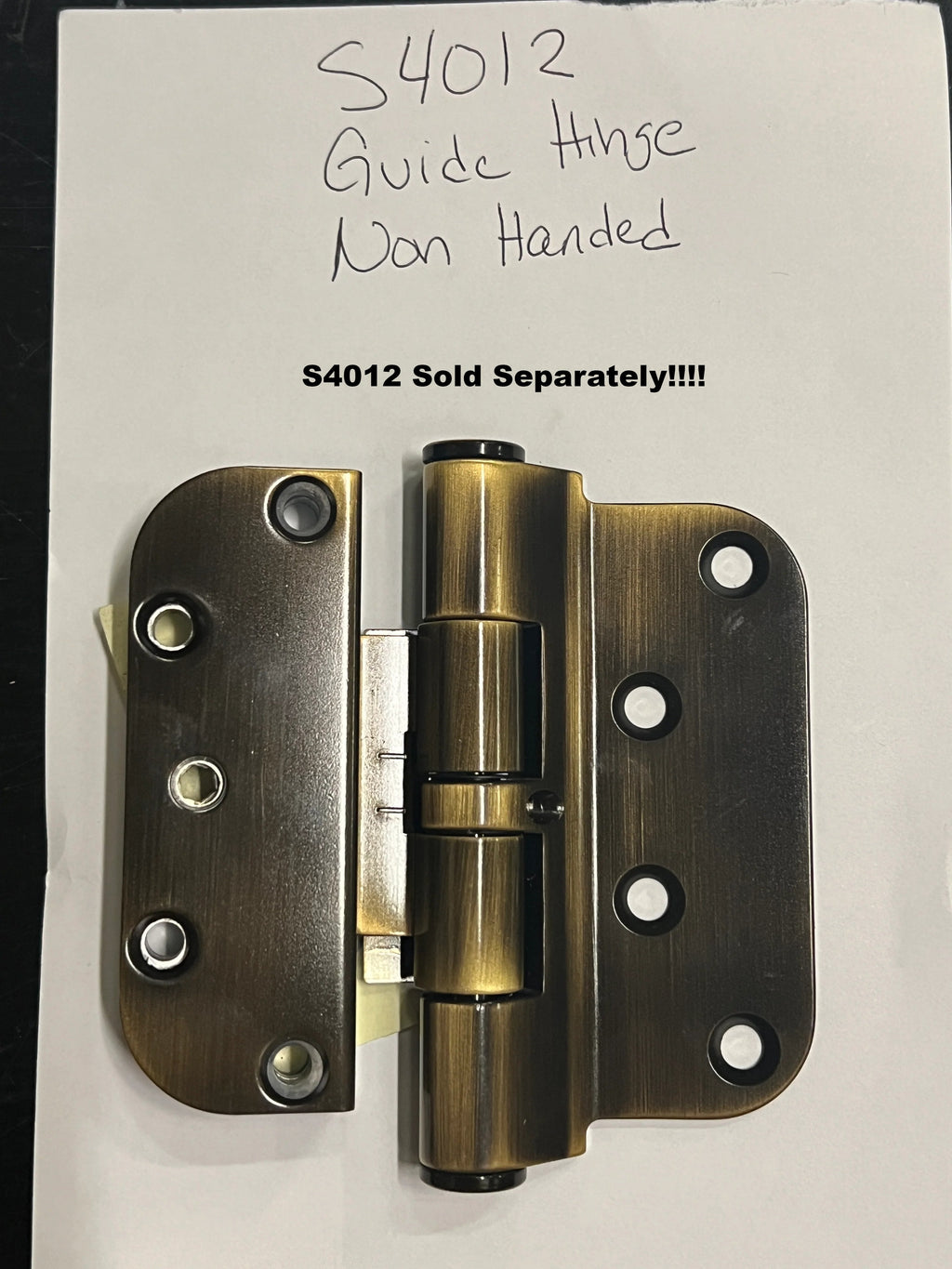 S4011 Hoppe Adjustable  Door Hinge  - Set Hinge- Non Removable Pin