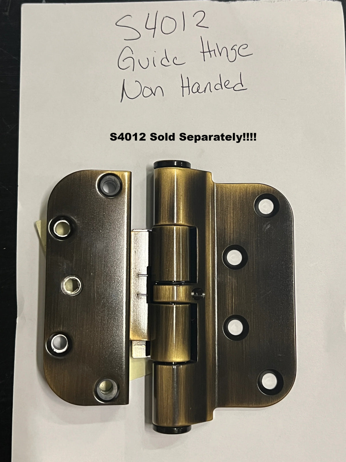 S4011 Hoppe Adjustable  Door Hinge  - Set Hinge- Non Removable Pin