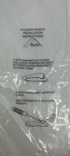 S1042 - OP06 OP08 X Drive Handle 4 3/16 Inch Long X6 Folding Handle