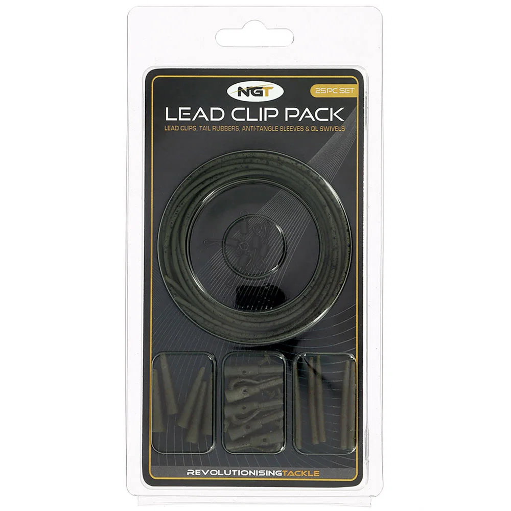 NGT Camo Lead Clip Action Pack