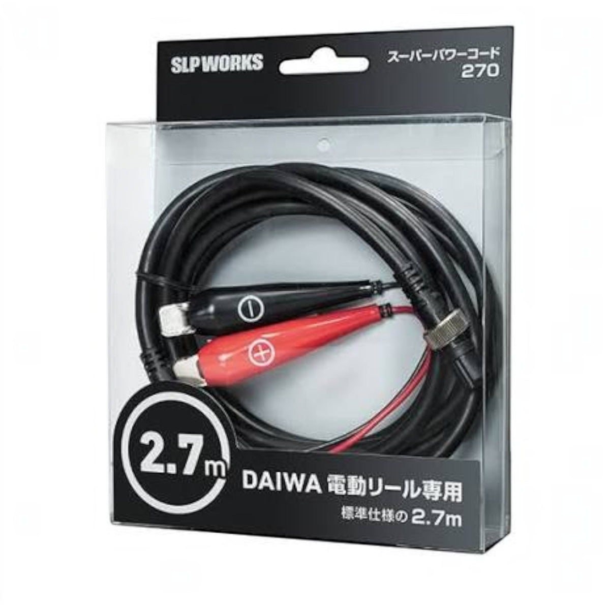 Daiwa Electric Power Cord with Alligator Clips