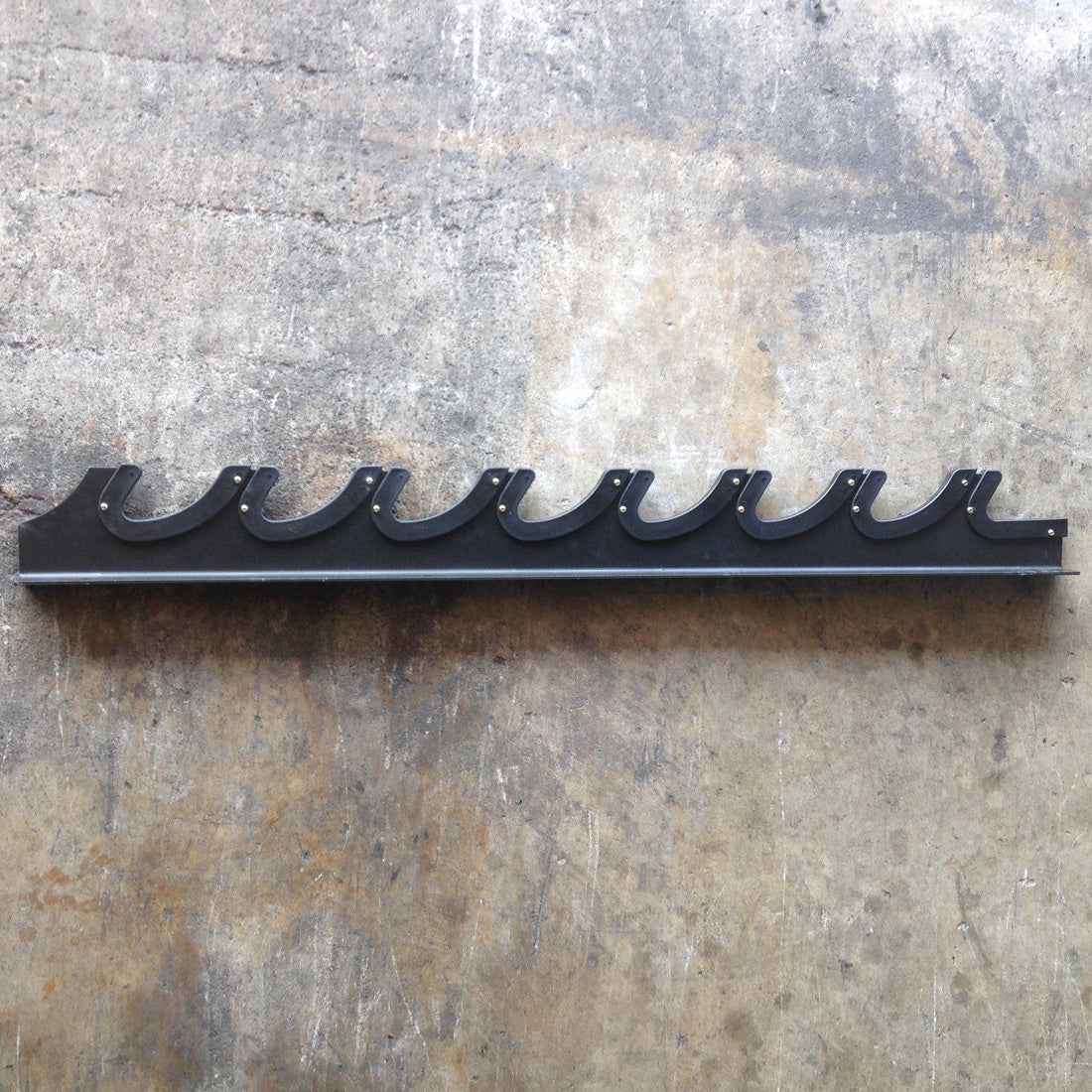 Horizontal 8-Bar Wall Rack
