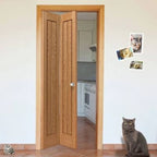 Cottage Thames Oak Bi Fold Internal Door - 1981mm x 762mm
