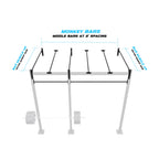 10' Wall-Mount Builder® Rig: Intermediate 1 w/ 2' Monkey Bar Spacing