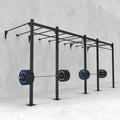 20' Wall-Mount Builder® Rig: Intermediate 1 w/ 2' Monkey Bar Spacing